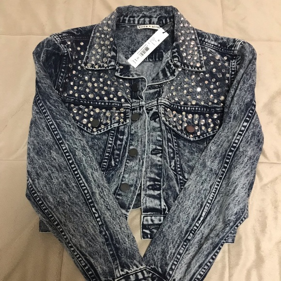 alice olivia denim jacket